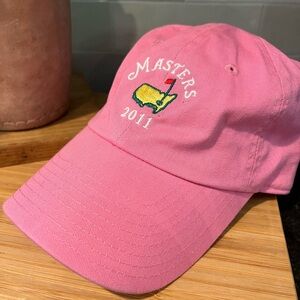 Masters 2011 Pink Hat Adjustable Size EUC